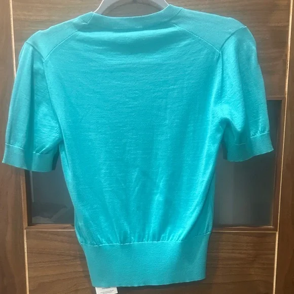 Dolce & Gabbana Turquoise Short Sleeve Top - Picture 4 of 4